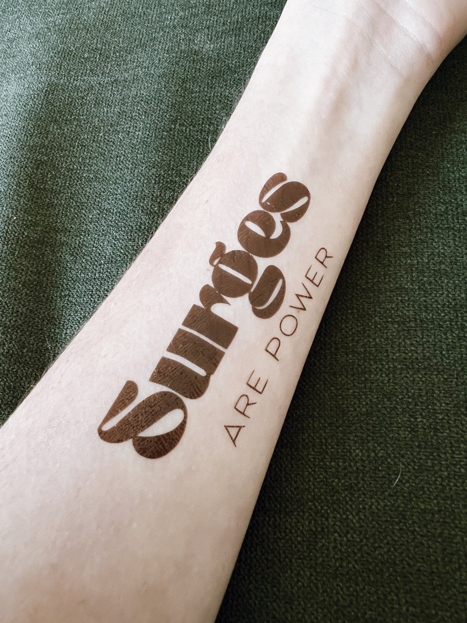 Affirmation Temporary Tattoos - The Birth Store - Earthside Australia