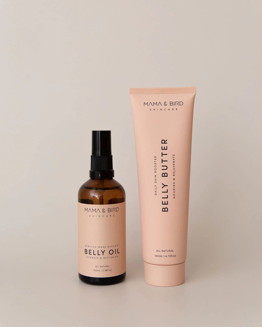 Belly Duo: Butter & Oil - The Birth Store - Mama & Bird Skincare
