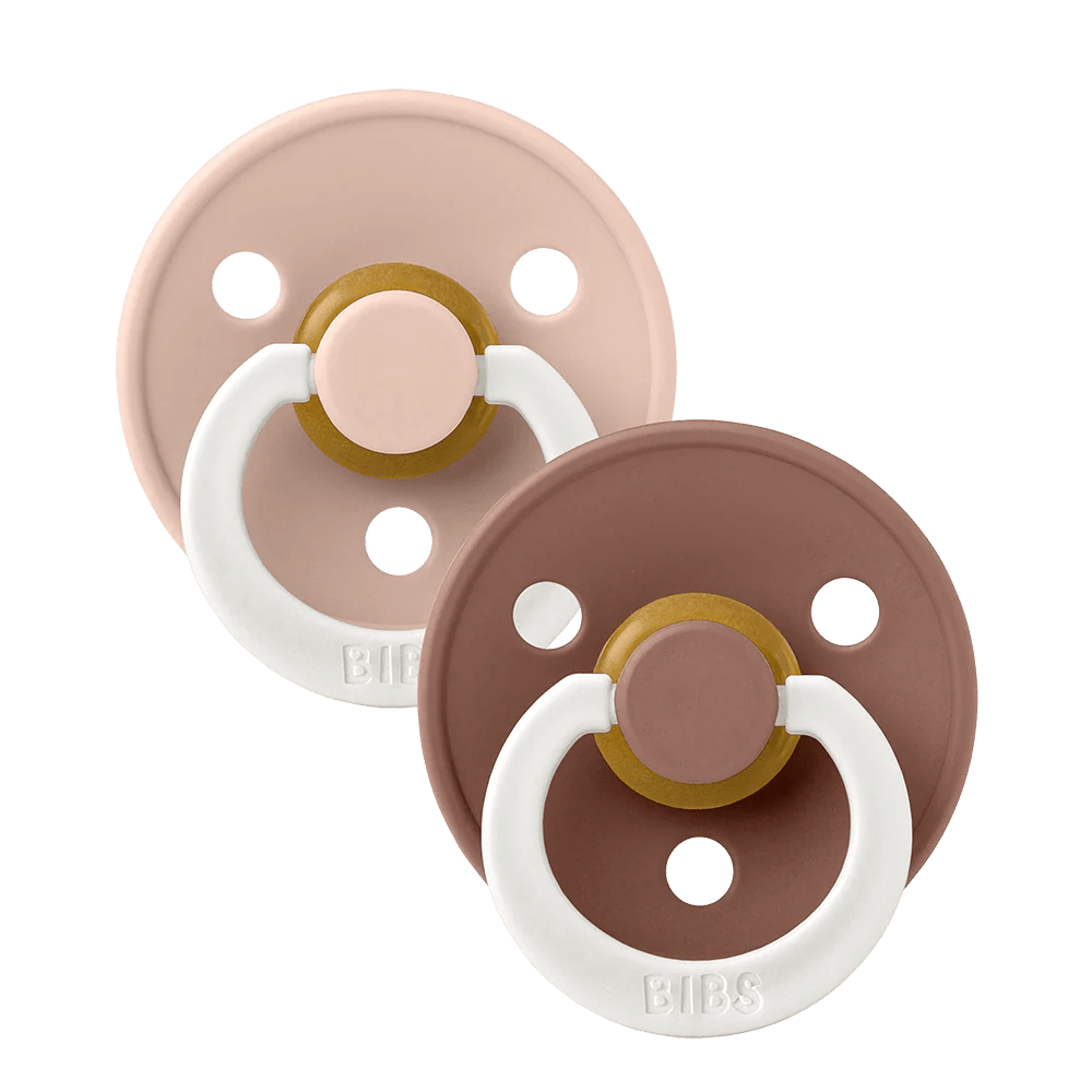 BIBS Colour Glow Dummies 2 Pack - The Birth Store - BIBS