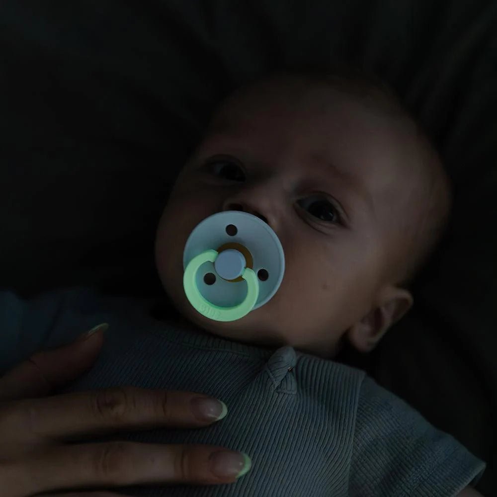 BIBS Colour Glow Dummies 2 Pack - The Birth Store - BIBS