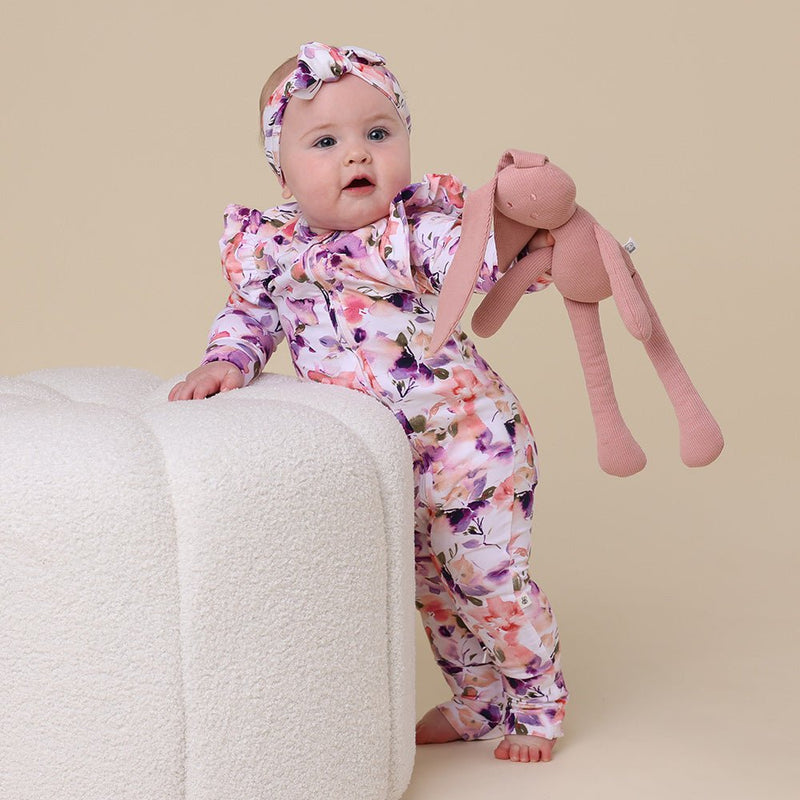 Convertible Romper with Frill - The Birth Store - Snuggle Hunny