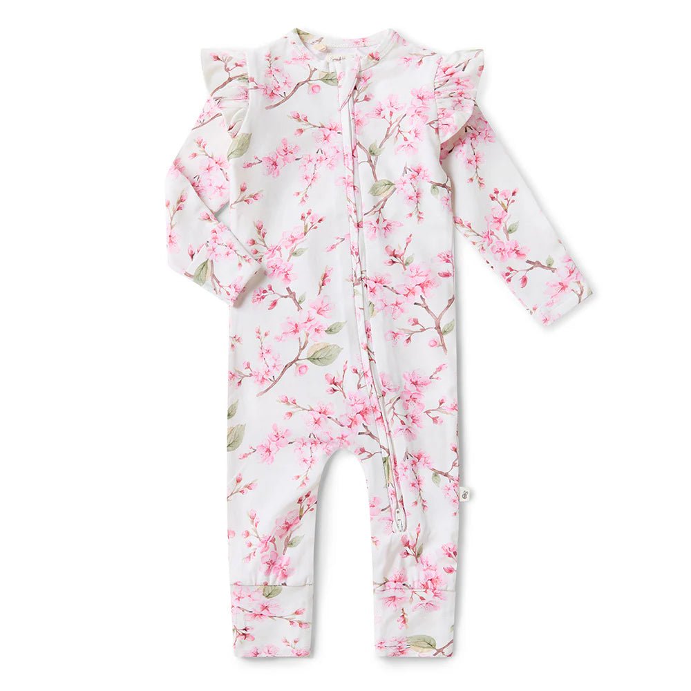 Convertible Romper with Frill | Snuggle Hunny - The Birth Store - Snuggle Hunny
