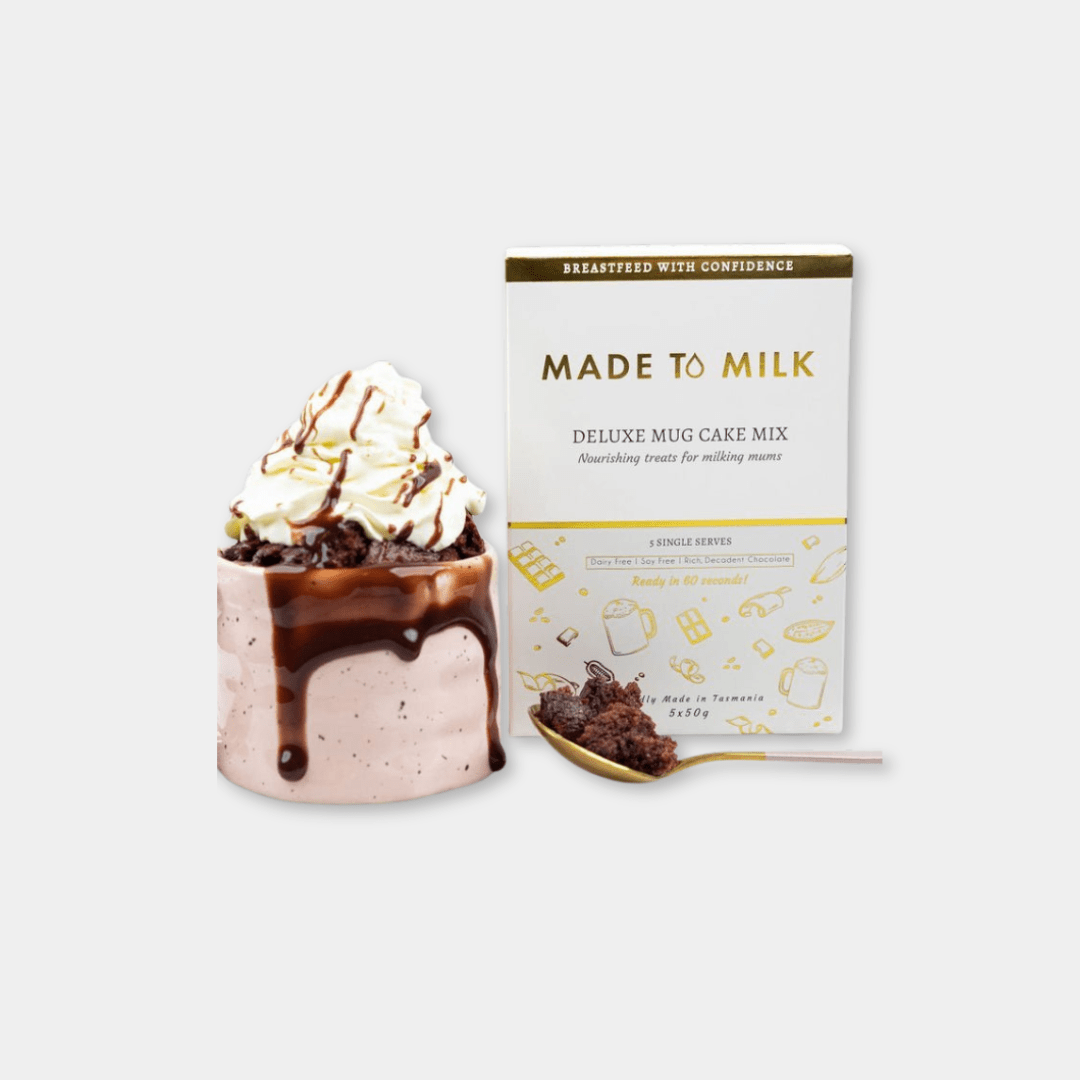 Deluxe Lactation Mug Cake Mix - Single Serve - The Birth Store - Made to Milk