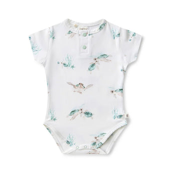 Short Sleeve Organic Bodysuit - The Birth Store - Snuggle Hunny