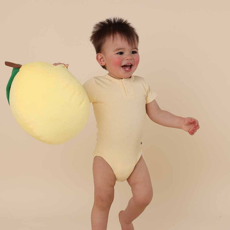 Short Sleeve Organic Bodysuit Ribbed - The Birth Store - Snuggle Hunny