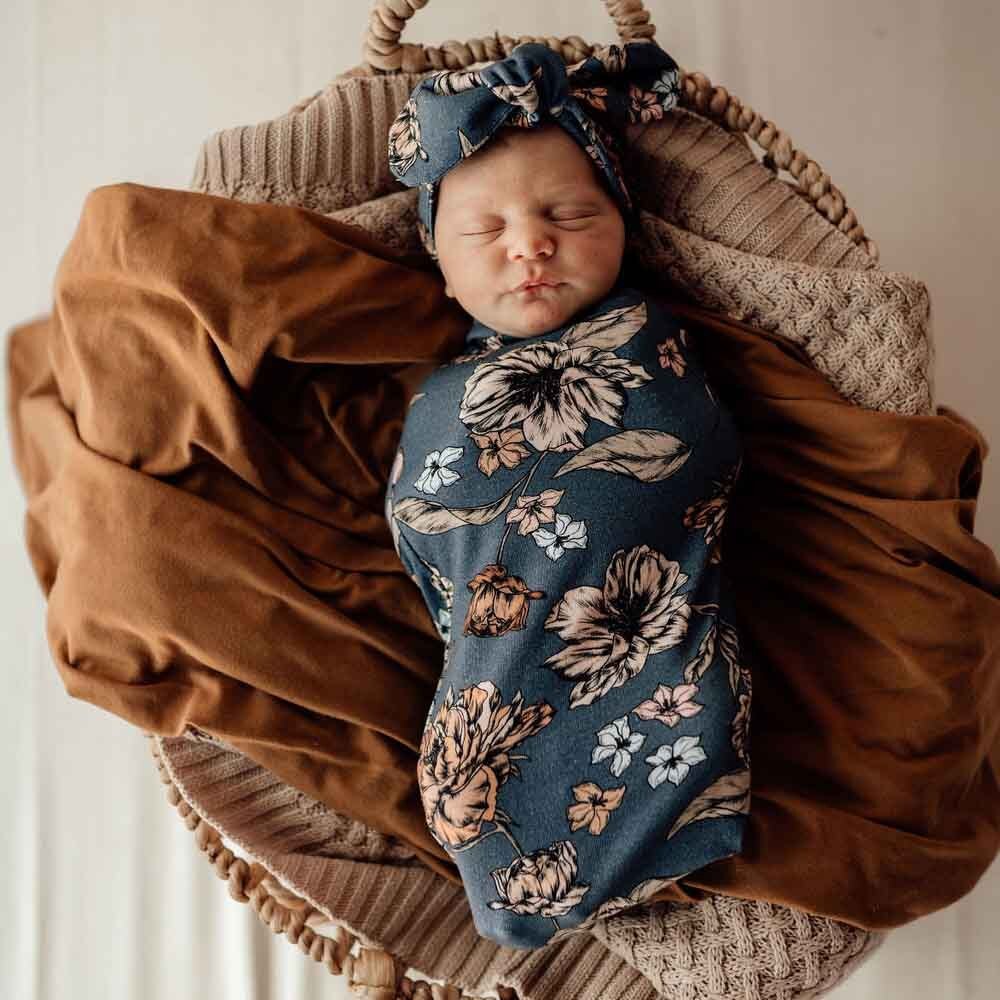 Snuggle Hunny Swaddle Top Knot Sets Various Styles The Birth Store