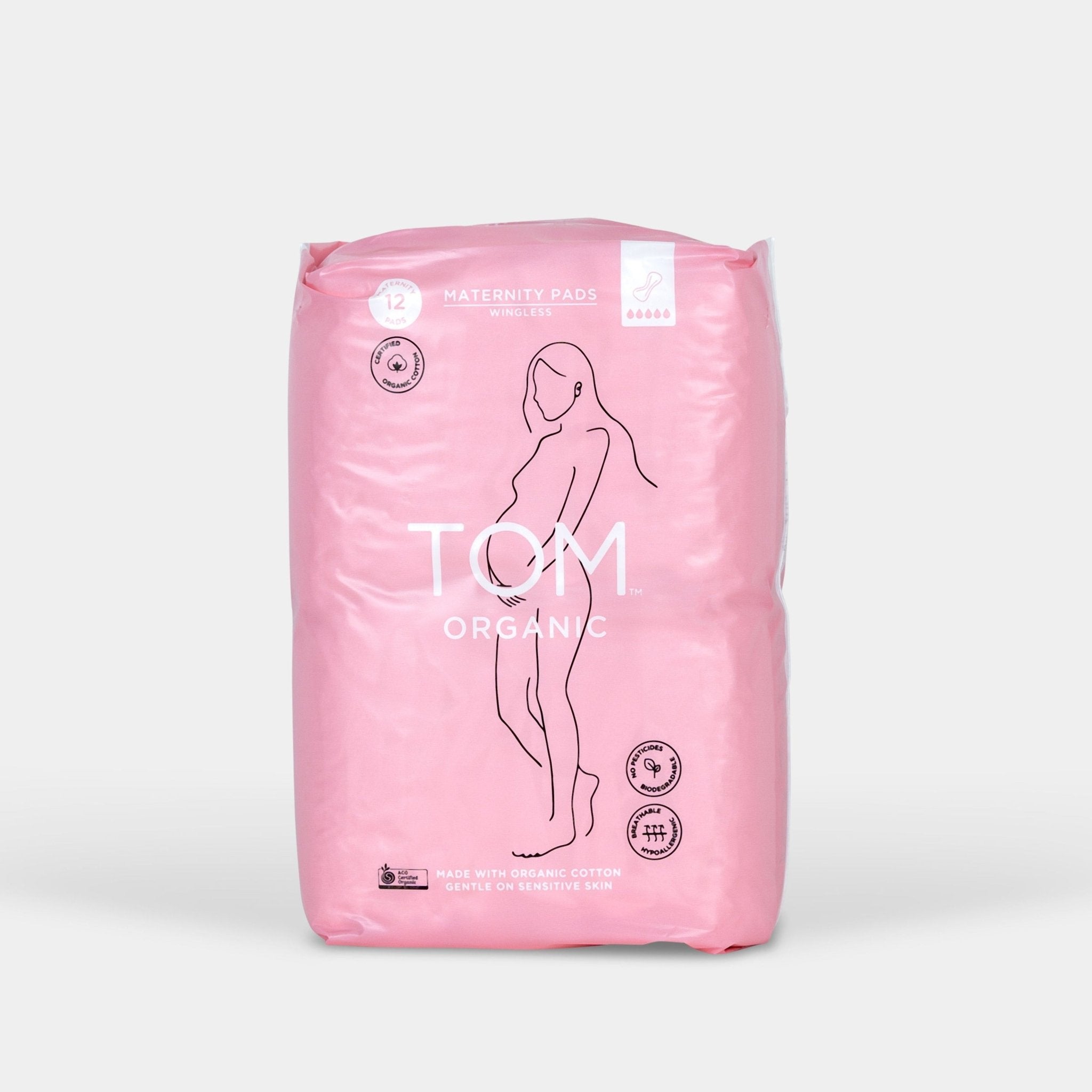 TOM Organic Maternity Pads - The Birth Store-Tom Organic